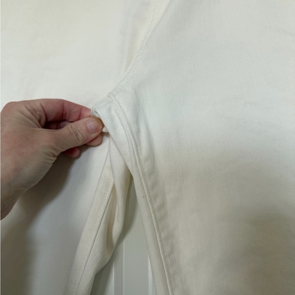 Lilly Pulitzer South Ocean high rise skinny jeans size 12 Coconut off white - Picture 2 of 5